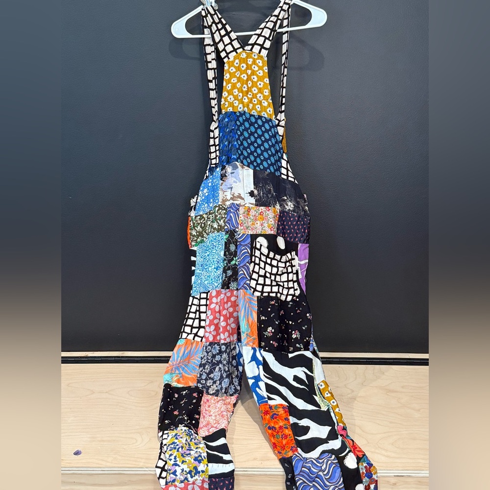Patchwork Overalls - image 3